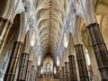Vaulted ceilings of Westminster Abbey