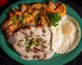 Image of a gravy smother chicken fried steak.