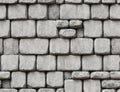 A brick wall with a pattern of bricks in a repeating pattern. - seamless and tileable Royalty Free Stock Photo