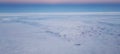 Image of Greenland in winter at noon with extremely low sun Royalty Free Stock Photo