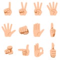 The image of Hand signs