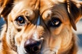 Close-Up Capture: Dog\'s Distinctive Fur Texture and Shine Sharply Focused, A Captivating Study