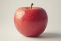High-realistic 3D rendered apple isolated on a transparent background Royalty Free Stock Photo
