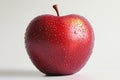 High-realistic 3D rendered apple isolated on a transparent background Royalty Free Stock Photo