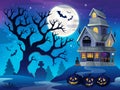 Image with haunted house thematics 6