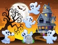 Image with haunted house thematics 7