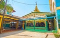 The image house of Kha Khat Waing Kyaung Monastery, Bago, Myanmar