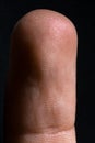 An image of human finger close up Royalty Free Stock Photo