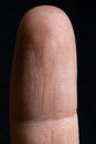 An image of human finger close up Royalty Free Stock Photo