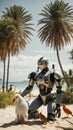 Paradise Day: Humanoid Robot in the Animal Oasis 3