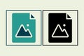 Image icon. icon related to UI elements. suitable for web site, app, user interfaces,element, printable etc. solid icon style. Royalty Free Stock Photo