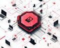 Exploring the Intricate Web of Cybersecurity: The Fundamental Role of Data Protection and Privacy with Hexagons