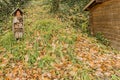 Image of an insect hotel in the park Royalty Free Stock Photo