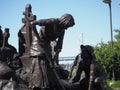 Image of the Irish Memorial in downtown Philadelphia