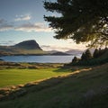 Isle of Lewis and Harris landscape, Scotland, UK made with Generative AI Royalty Free Stock Photo