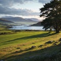 Isle of Lewis and Harris landscape, Scotland, UK made with Generative AI Royalty Free Stock Photo