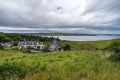 Image of isolated Scottish houses near Kyle of Tongue in the north west Highlands, Scotland Royalty Free Stock Photo