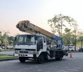 Isuzu truck crane