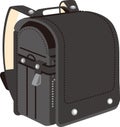 Japanese Black School Bag for Elementary School students