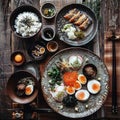 Image of japanese food that kaiseki Royalty Free Stock Photo