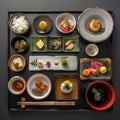 Image of japanese food that kaiseki Royalty Free Stock Photo