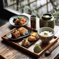 Image of japanese food that kaiseki Royalty Free Stock Photo