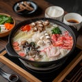 Image of japanese food that shabu-shabu Royalty Free Stock Photo