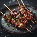 Image of japanese food that yakitorI Royalty Free Stock Photo