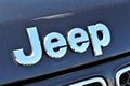 An image of a Jeep Logo - Bielefeld/Germany - 07/23/2017 Royalty Free Stock Photo