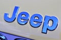 An image of a Jeep Logo - Bielefeld/Germany - 07/23/2017 Royalty Free Stock Photo