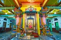 The Image of Kali in Sri Kaali Amman Hindu Temple, Yangon, Myanmar Royalty Free Stock Photo