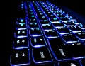 The colourful Keyboard of Lenovo laptop Royalty Free Stock Photo