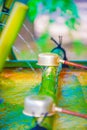 Image of a ladle of a shrine Royalty Free Stock Photo