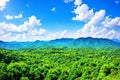 Landscapes view of beautiful blue sky and white could background. Beautiful sky in Chiangmai, Thailand after