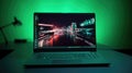 image laptop green screen