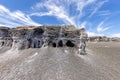 Image of Las Grietas washouts on the Canary Island of Lanzarote Royalty Free Stock Photo