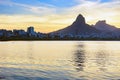 Image of the late afternoon at Lagoa Rodrigo de Freitas