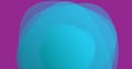 Image of layered blue circles on pink background