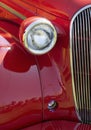 Right Front Section of 30s Classic car Royalty Free Stock Photo