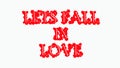 THIS IS THE IMAGE OF lets fall in love QUOTE