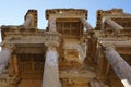 Library of Celsus detail in the ancient city of Ephesus, Turkey.