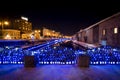 Light-Up Festival at Otaru Canal in Winter Royalty Free Stock Photo