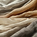 image of linen or cotton fabric in soft, neutral tones, perfect for adding depth to banner backgrounds