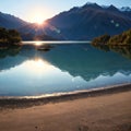 The Lonely Tree of Lake Wanaka South Island New Zealand made with Generative AI