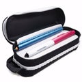 The long pencil pen case container is on a white background.