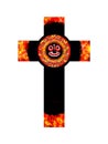 Image of Lord of the Universe - Hindu God Shree Jagannatha Mahaprabhu manifested in the form of a cross