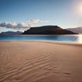 Luskentyre Sands beach on the Isle of Harris, Scotland, UK made with Generative AI Royalty Free Stock Photo
