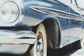 Image of Luxury vintage car side Royalty Free Stock Photo