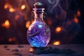 Magic potion bottle magical fairytale world