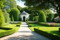 Malahide gardens in Ireland made with Generative AI